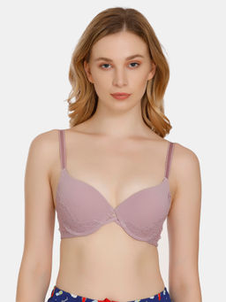 Zivame - Moderate Lift Push Up Bra - Pink