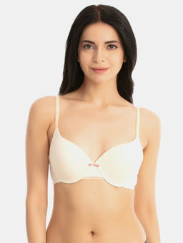 Zivame - Padded Wired Push Up Bra - Off White