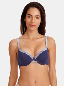 Zivame - Moderate Lift Push Up Bra - Blue