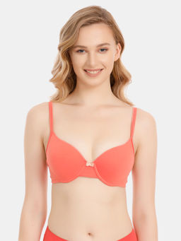 Zivame - Padded Wired Push Up Bra - Peach