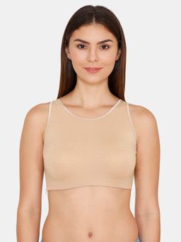 Zivame - Blouse TM Padded Wired Full Coverage Pretty Back Bra-Cuban Sand
