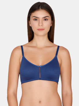 Zivame - Double Layered Wirefree T-Shirt Bra - Navy