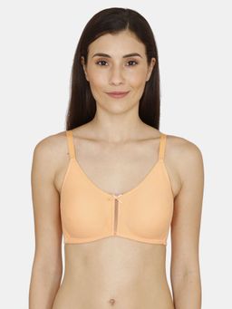 Zivame - Rosaline Double Layered Non Wired 3/4th Coverage Bra - Canteloupe