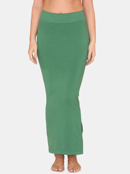 Zivame - High Compression Slit Mermaid Saree Shapewear Green