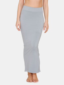 Zivame - High Compression Slit Mermaid Saree Shapewear - Grey