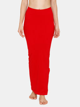 Zivame - Seamless All Day Mermaid Saree Shapewear - Tango Red Red