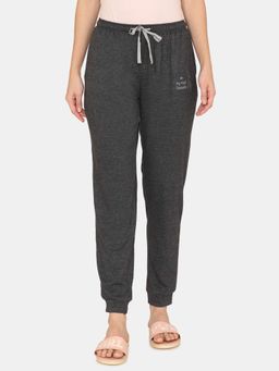 Zivame - Crazy Farm Antiviral Finish Poly Cotton Pyjama - Anthra Melange