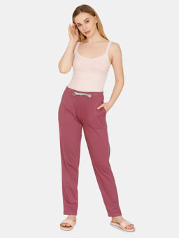 Zivame - Brownzivame Stripes And Fun Cotton Sleep Pyjama - Brown