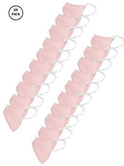 Ziyaa - Pink Protective Outdoor Mask (Pack of 20)