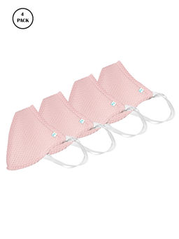 Ziyaa - Pink Protective Outdoor Mask (Pack of 4)
