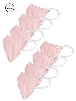 Ziyaa - Pink Protective Outdoor Mask (Pack of 8)