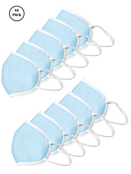 Ziyaa - Blue Protective Outdoor Mask (Pack of 10)