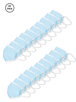 Ziyaa - Blue Protective Outdoor Mask (Pack of 20)