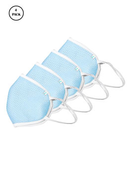 Ziyaa - Blue Protective Outdoor Mask (Pack of 4)