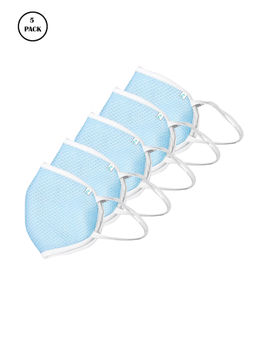 Ziyaa - Blue Protective Outdoor Mask (Pack of 5)