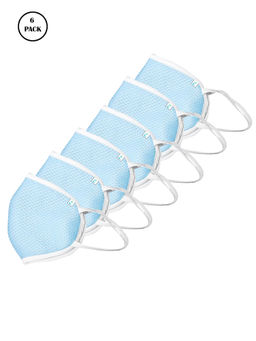 Ziyaa - Blue Protective Outdoor Mask (Pack of 6)