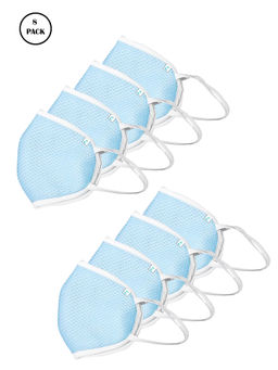 Ziyaa - Blue Protective Outdoor Mask (Pack of 8)