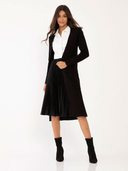 Zink London - Womens Black Solid Shrug