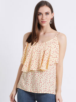 Zink London - Yellow Printed Top