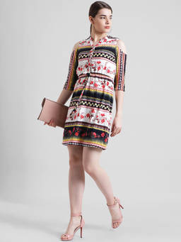 Zink London - Multi-Color Floral Mini Dress