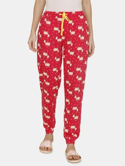 Zivame - Crazy Farm Cotton Pyjama - Red