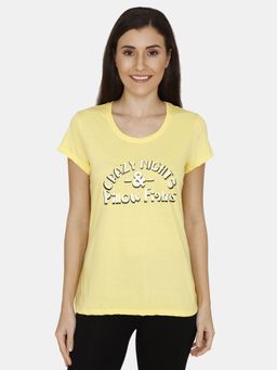 Zivame - Queen Bee Poly Cotton Top - Yellow