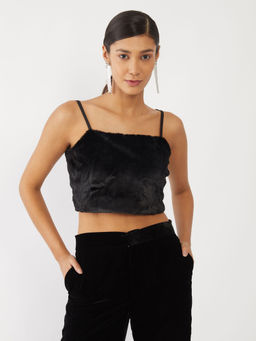 Zink London - Women's Black Solid Top