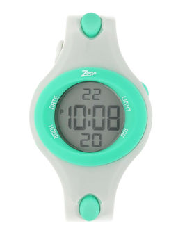Zoop - Grey Dial Grey Plastic Strap Watch