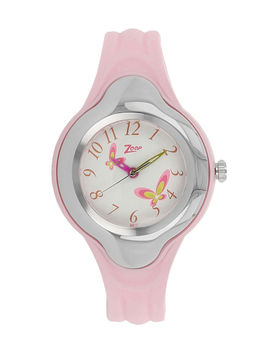 Zoop - Pink Dial Pink Plastic Strap Watch