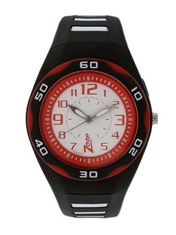 Zoop - Multi-colour Dial Black Plastic Strap Watch