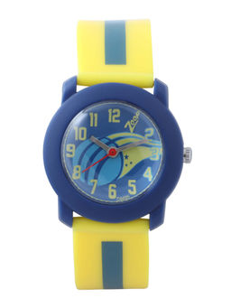 Zoop - Multi-colour Dial Yellow Plastic Strap Watch