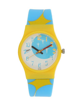 Zoop - Space Age Multi-colour Dial Plastic Strap