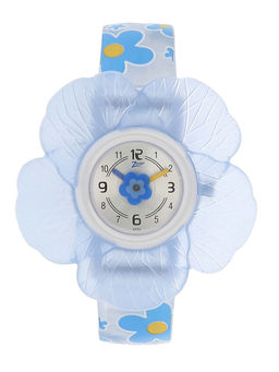 Zoop - Silver Dial Plastic Strap Watch