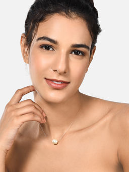 Zaveri Pearls - Contemporary Invisible String Magic Floating Pearl Necklace -ZPFK10440