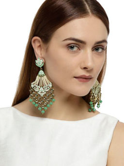 Zaveri Pearls - Beautifully Enamelled Dangle Earring