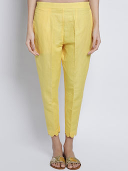 ZEDAAR - Yellow Linen Pants