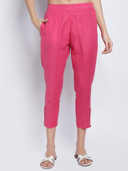 ZEDAAR - Pink Linen Pants