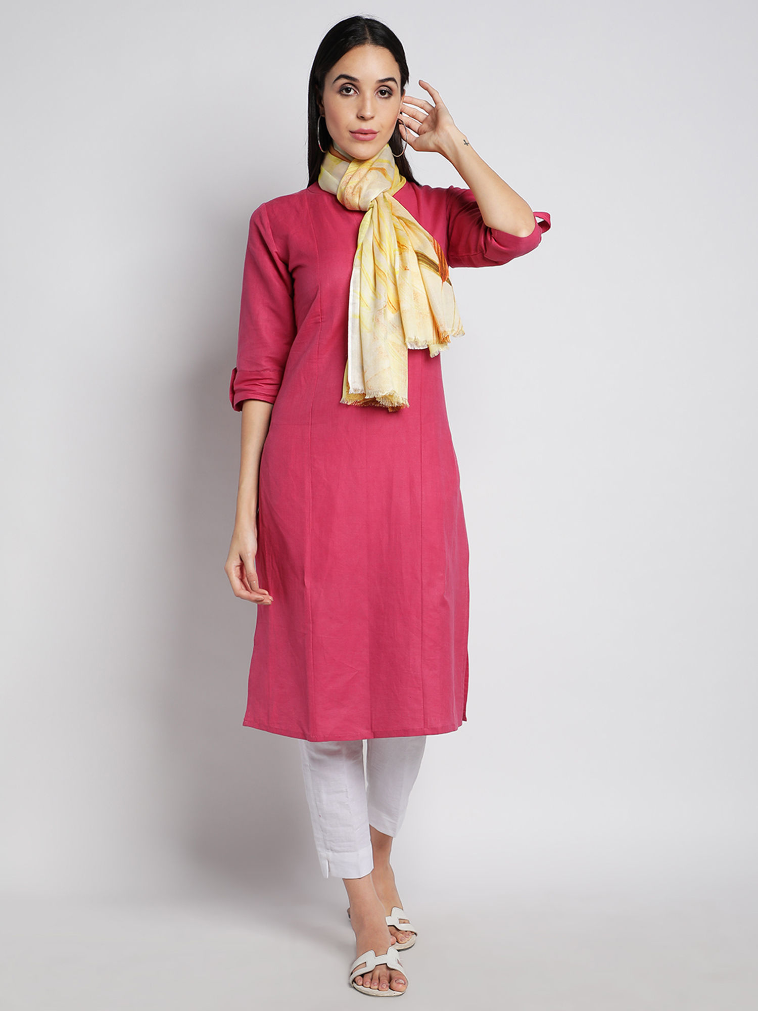 zedaar Yellow Digital Stoles-picture-25