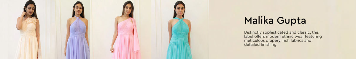 Malika gupta yellow natalie gown Clearance