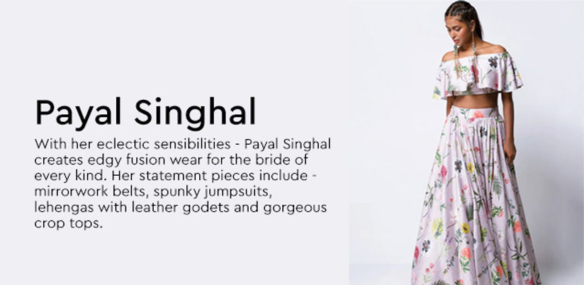 Payal Singhal Buy Payal Singhal Lehenga Dresses Sarees More Nykaa Fashion From the choice of colors to the interesting textures, the outfit was an absolute stunner.