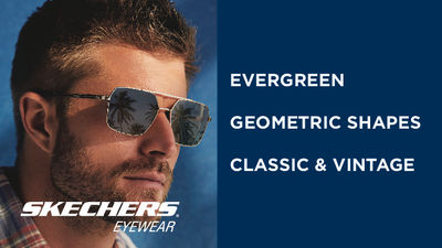 Buy SKECHERS Blue Metal Eyeglass Frames SE3351 55 091 (55) Online