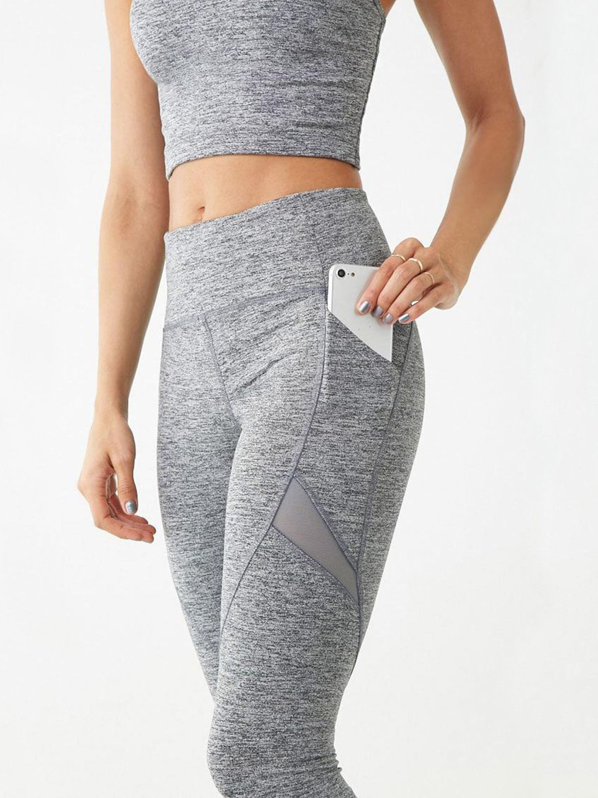 Active mesh panel leggings forever 21 Clearance