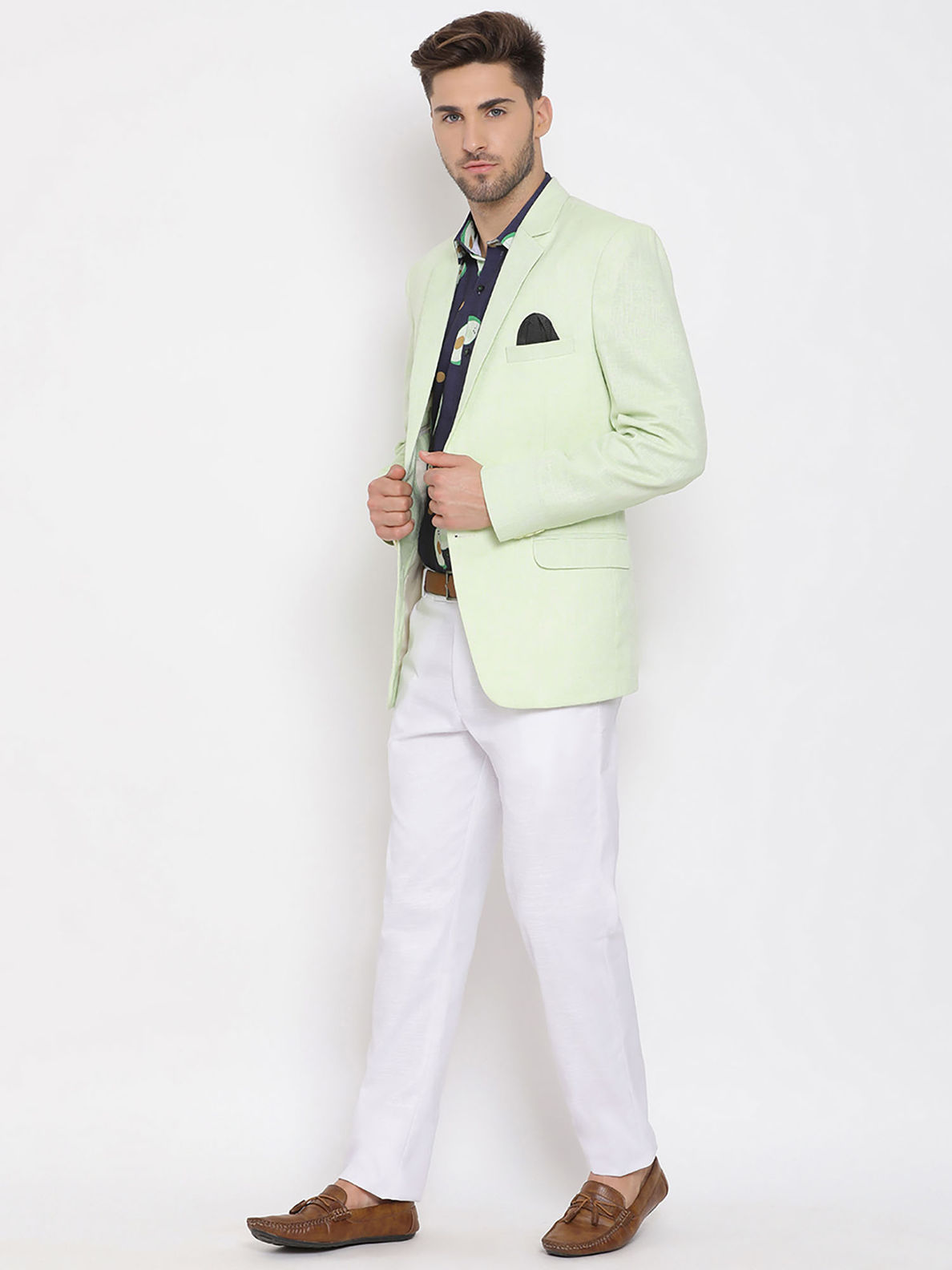 white color blazer
