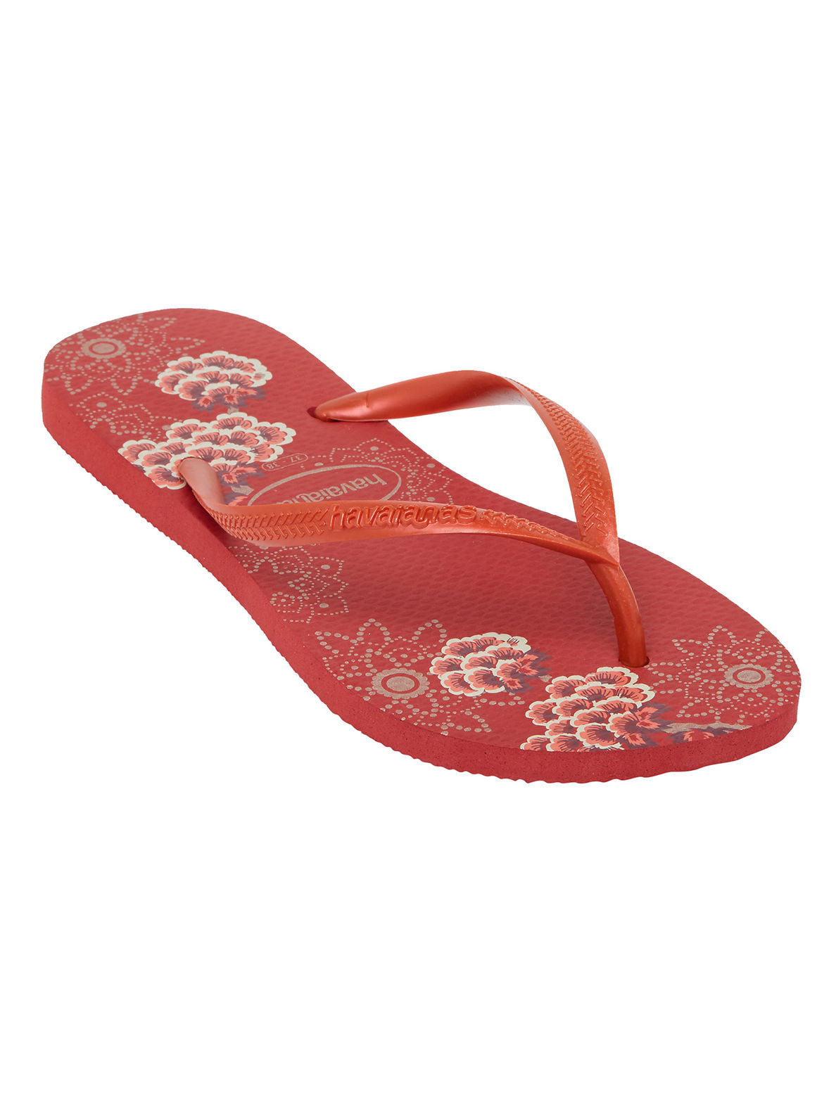cheap red flip flops