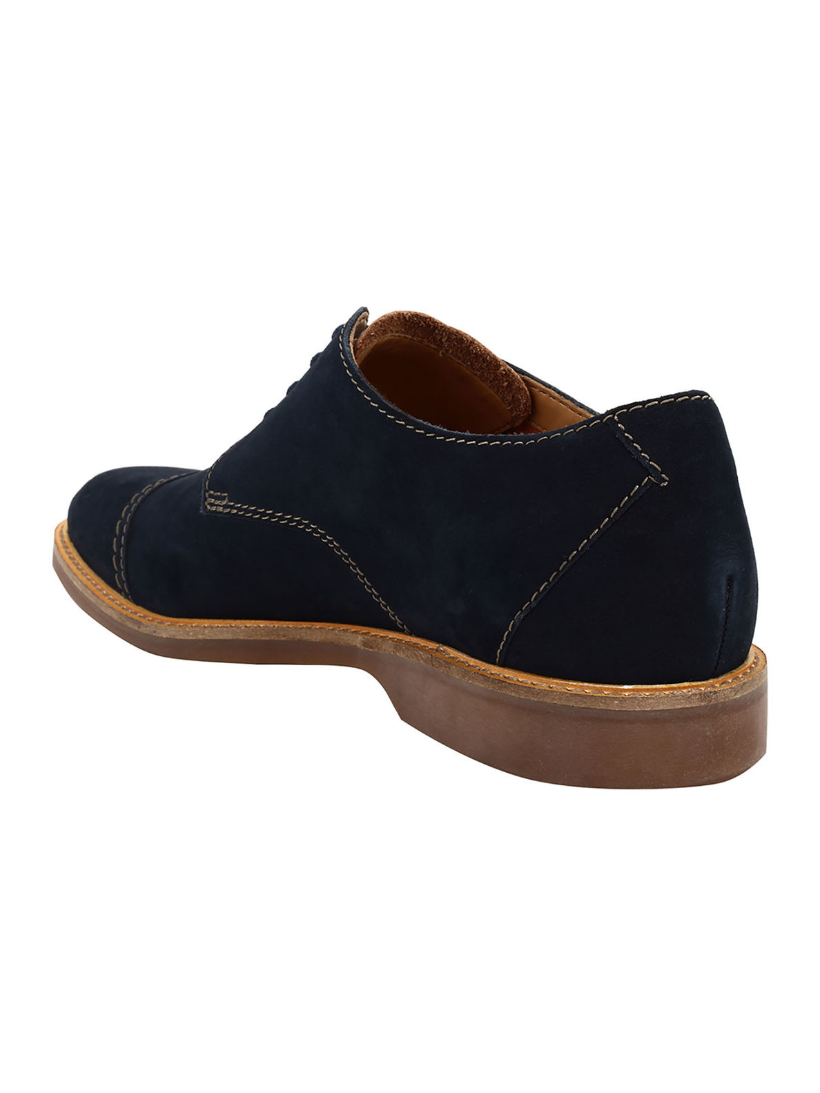 clarks navy blue clogs