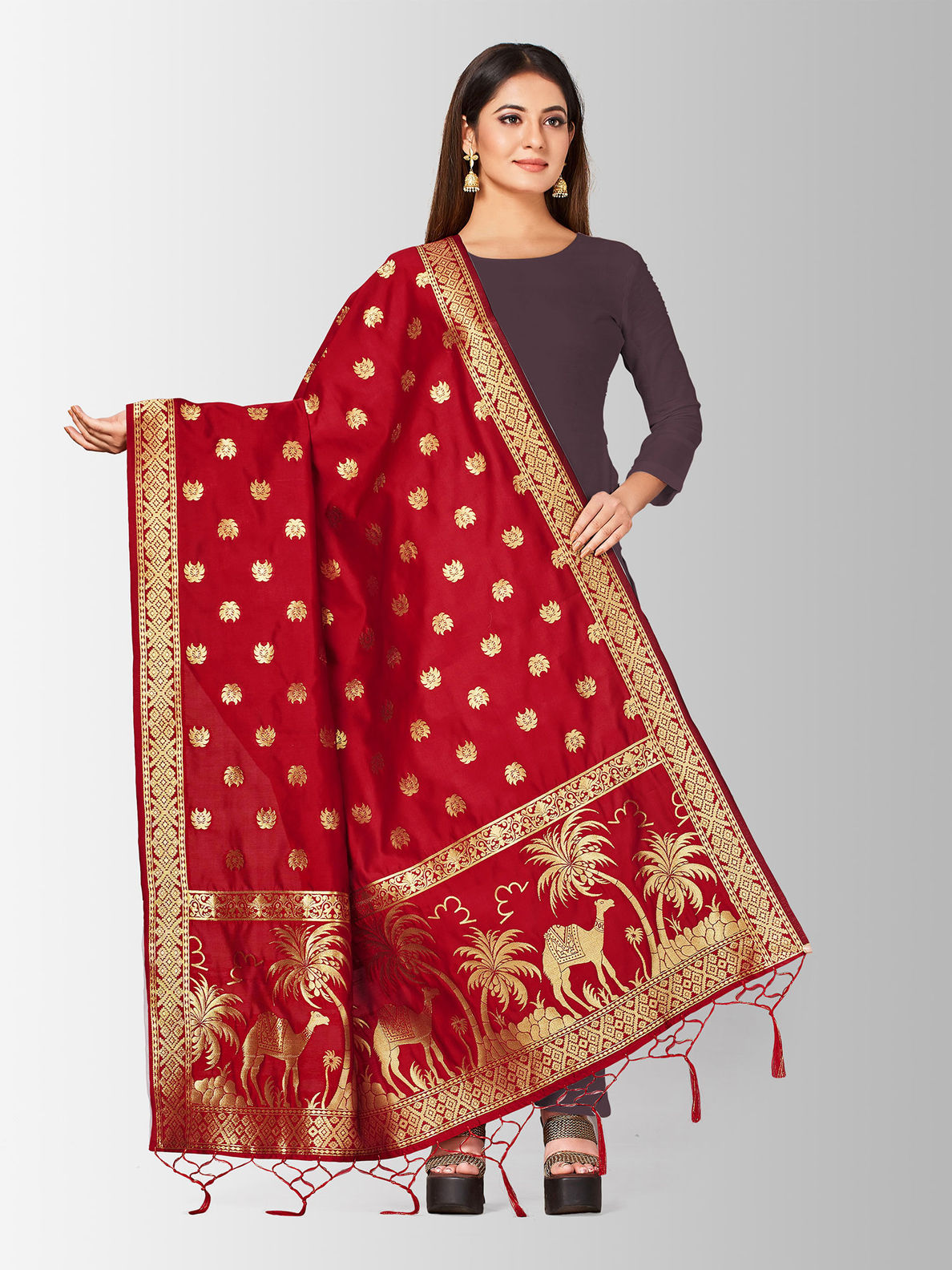 Banarasi silk dupatta online Clearance