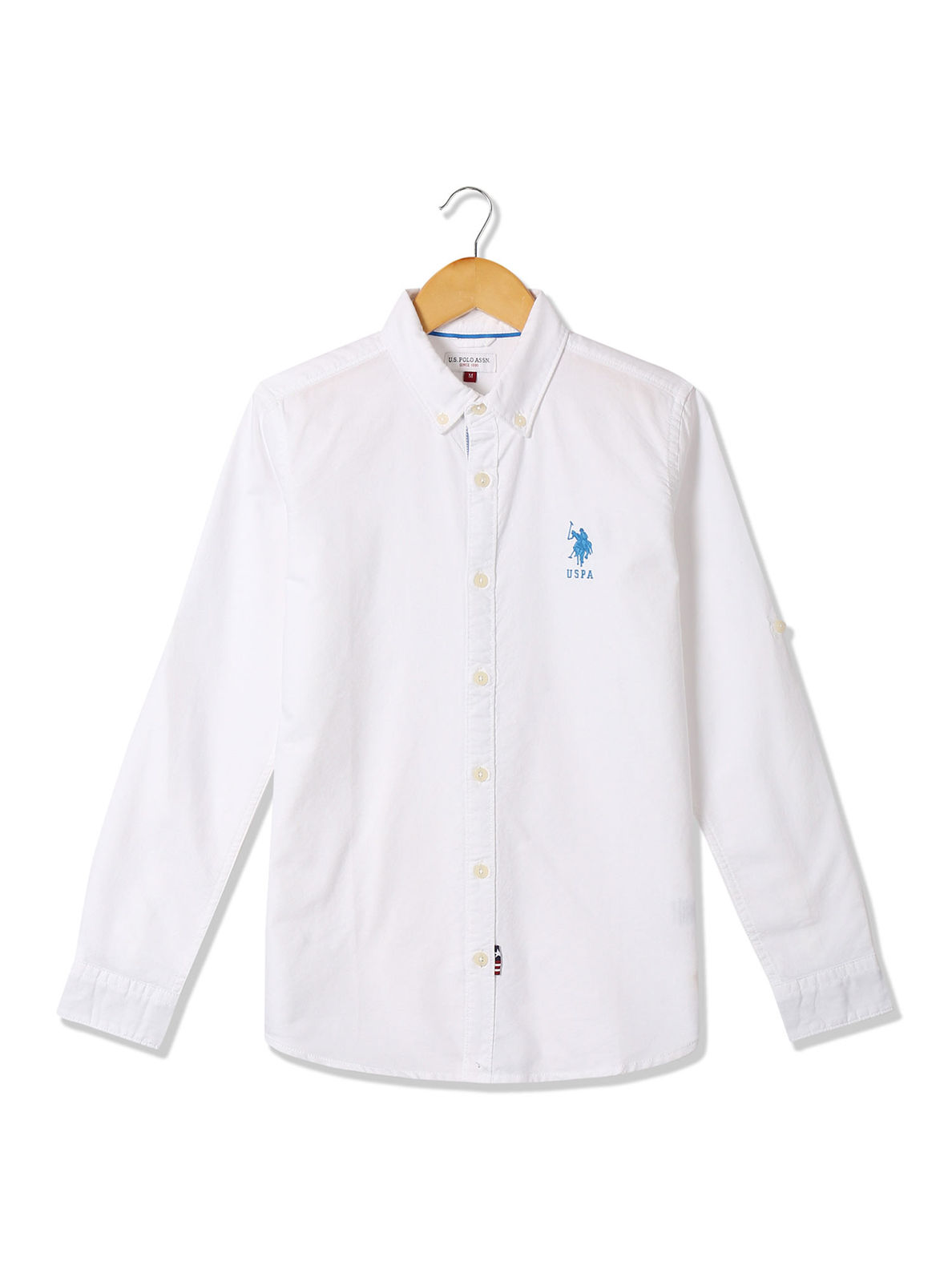 us polo assn white shirt