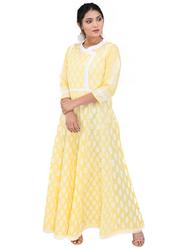yellow rehnuma kurta