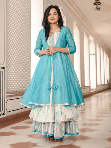 double umbrella gown