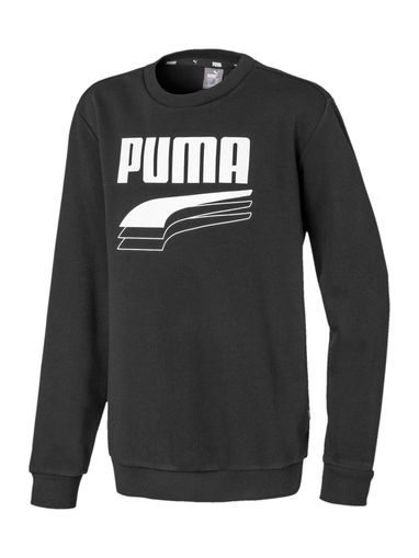 puma black and white sweater